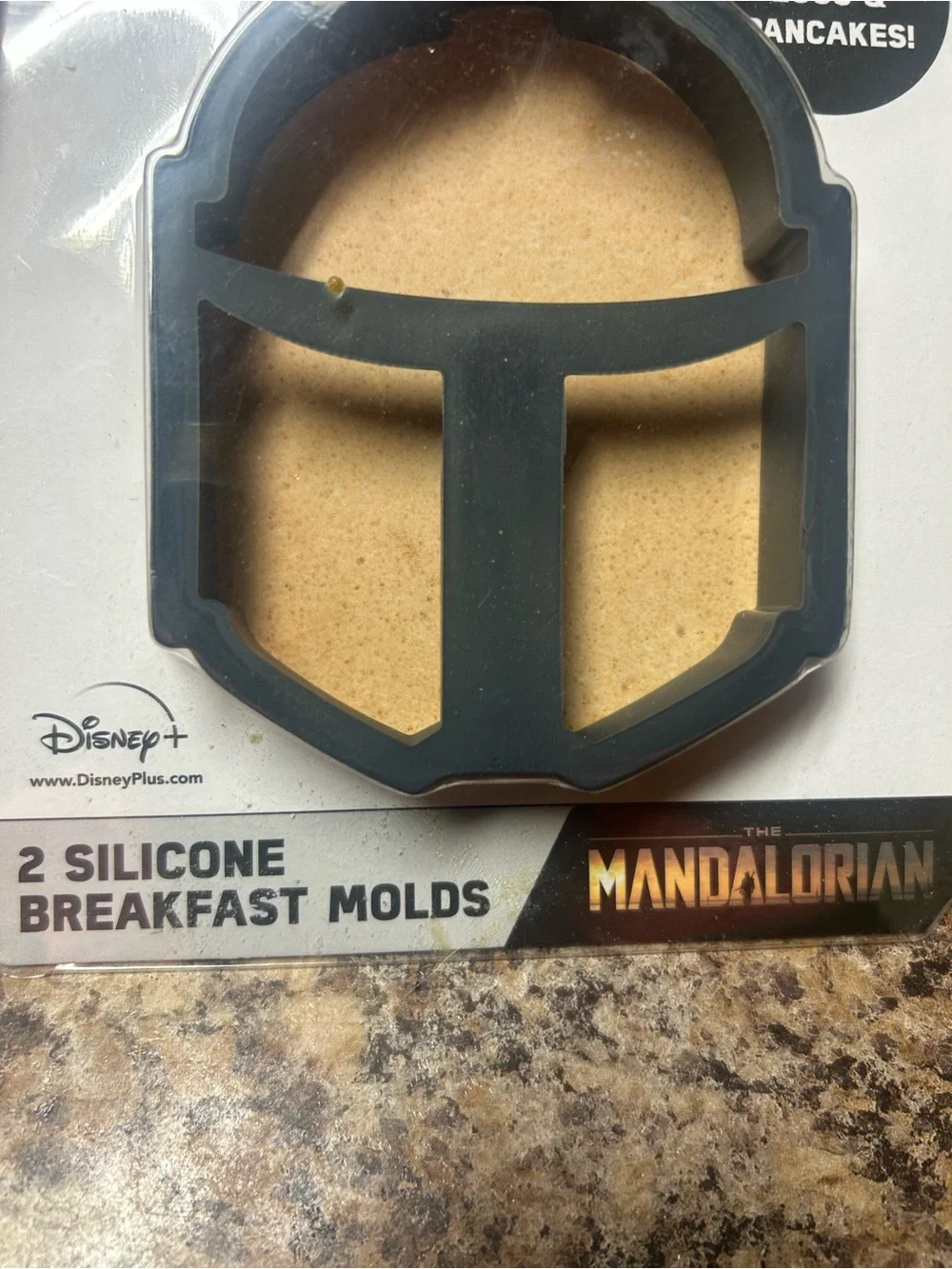 Star Wars—The Mandalorian Pancake or Egg Molds—New